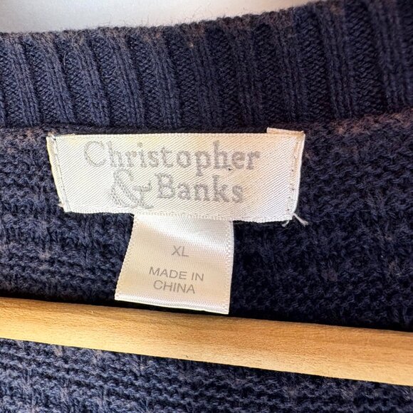Christopher & Banks Short Sleeve Knit Cardigan - Picture 4 of 6